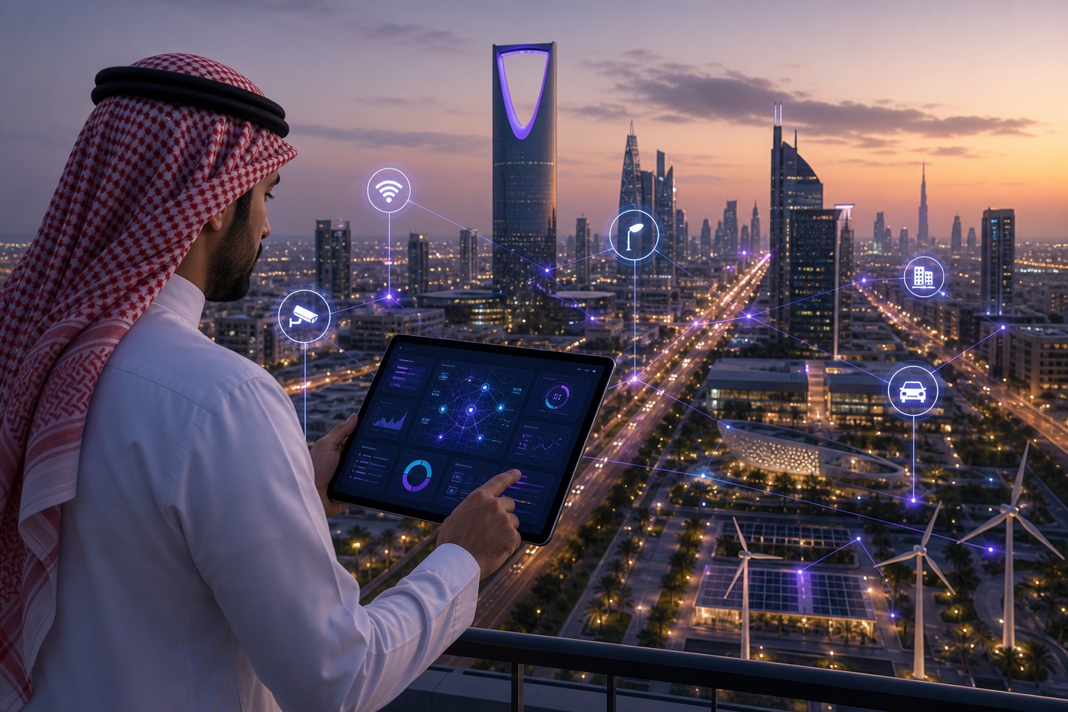 المدن الذكية وإنترنت الأشياء IoT