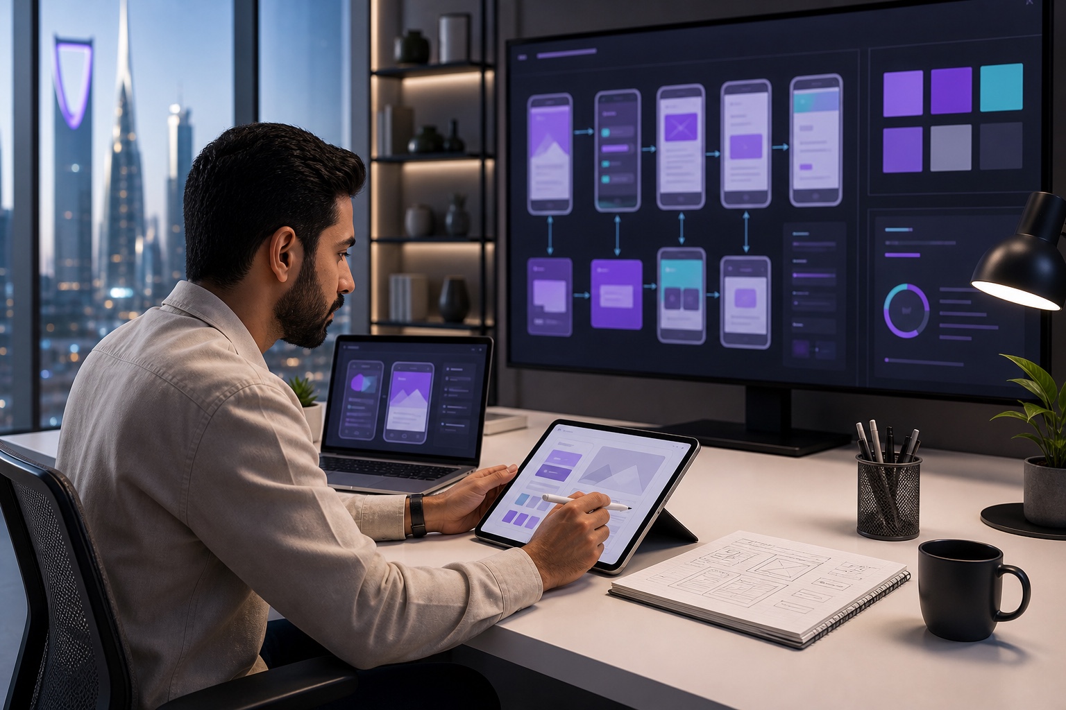 خدمات تصميم واجهات المواقع UI/UX